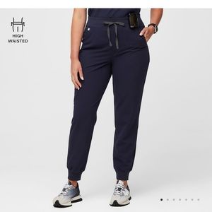 Figs Zamora High Waisted Jogger Scrub Pants